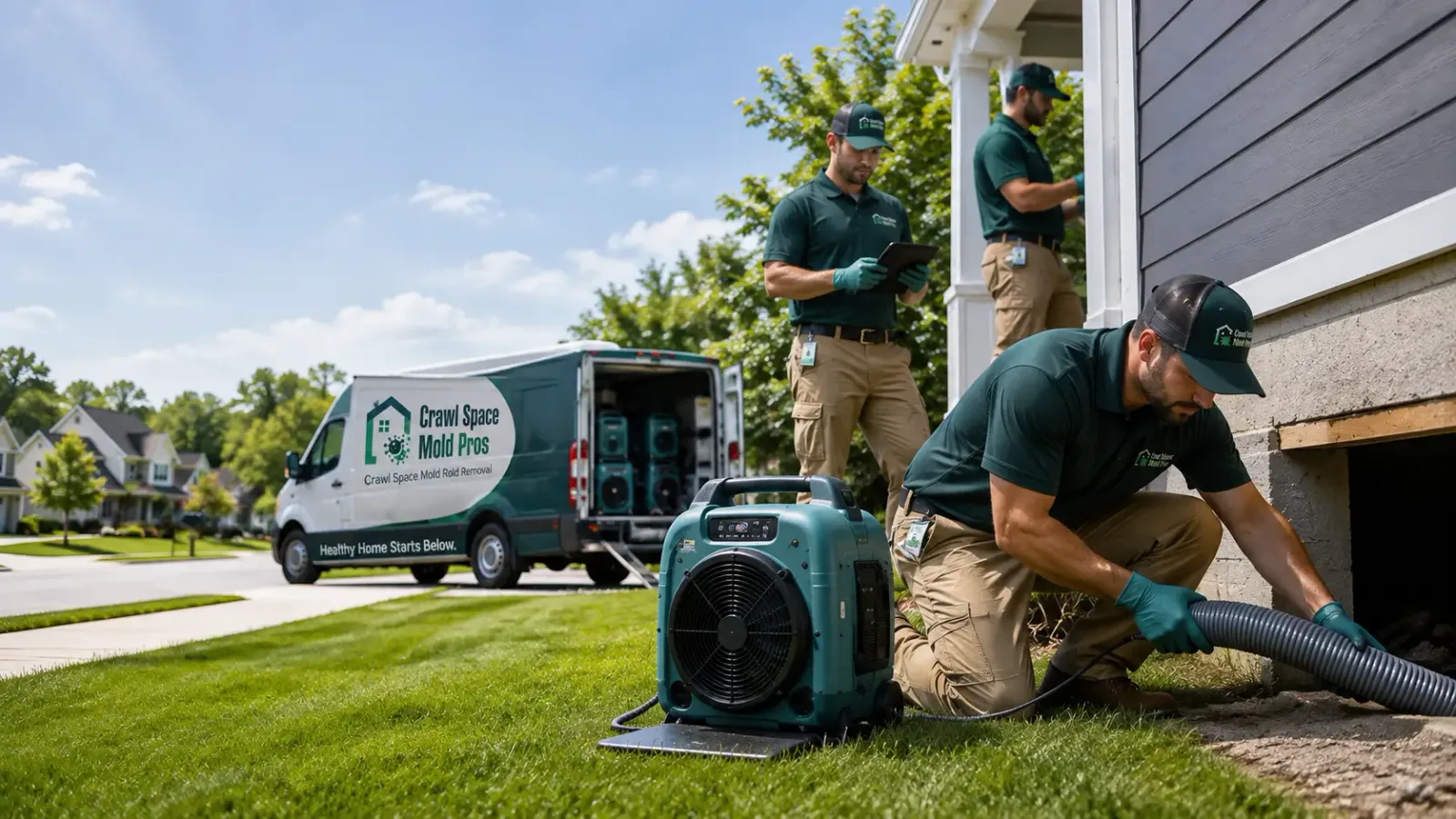Crawl Space Mold Removal in Frazee, MN